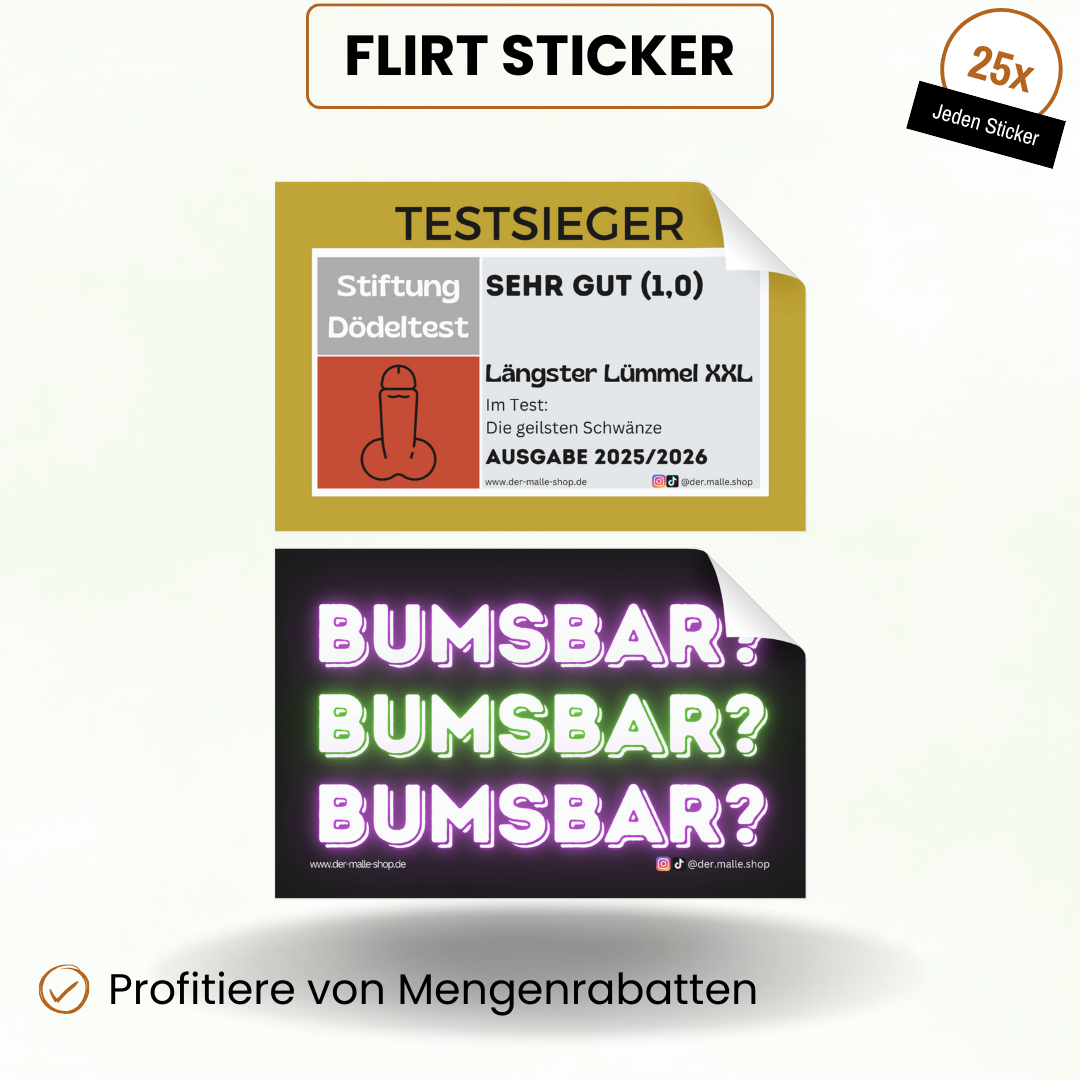 Flirt Sticker Produktbild Teil 3