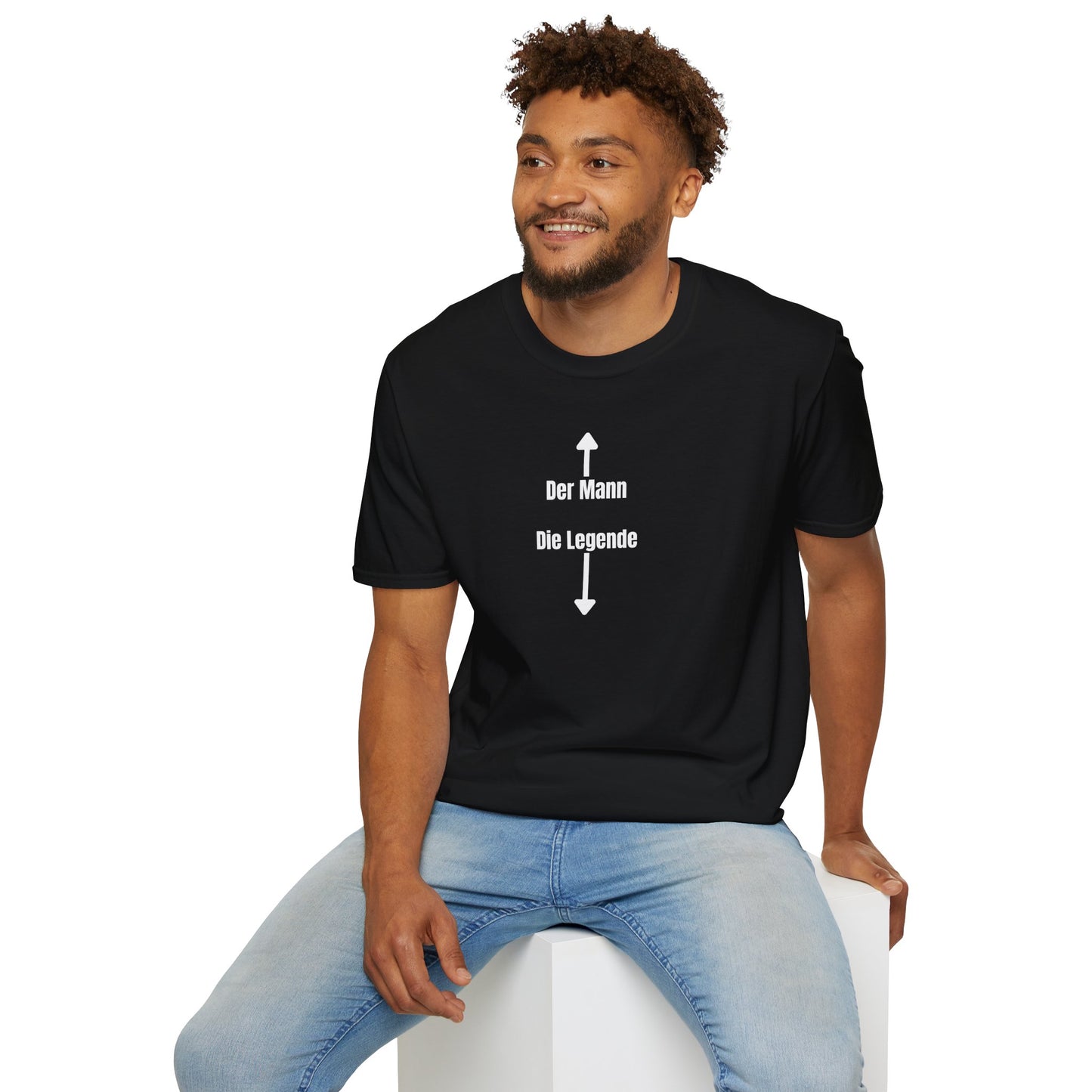 Produktbild "DER MANN DIE LEGENDE" T-Shirt Unisex schwarz
