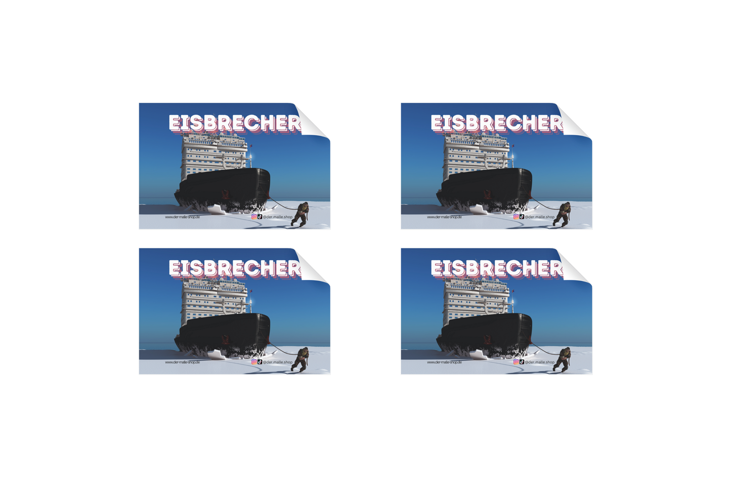 Sticker Eisbrecher Bild