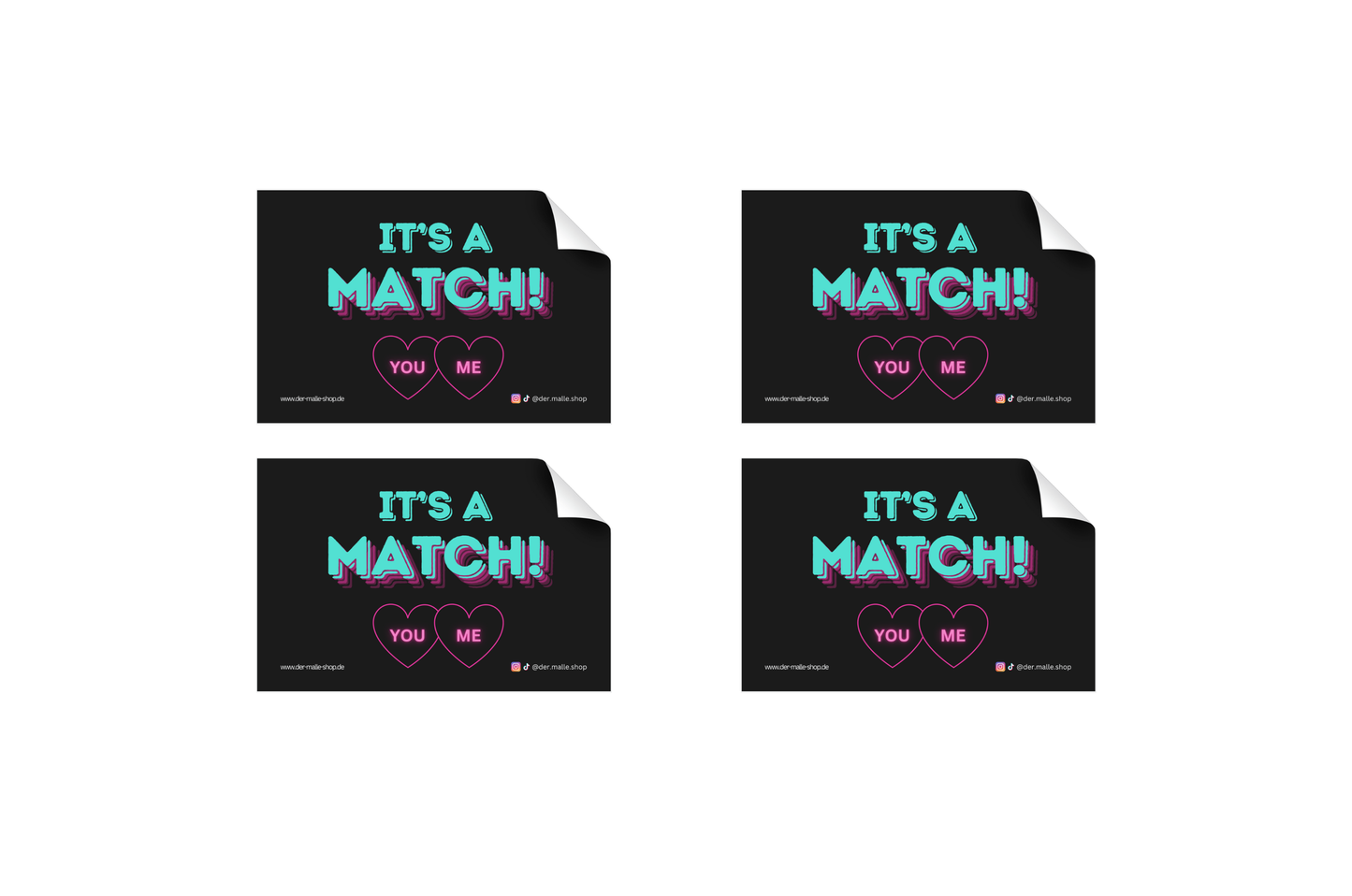 Sticker its a Match Bild