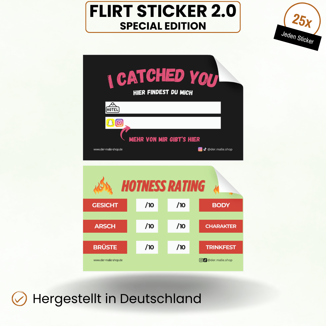 Flirt Sticker 2.0 Special Edition Produktbild Teil 2