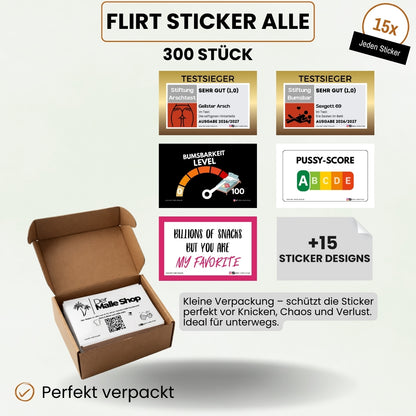 Flirt Sticker Alle Produktbild