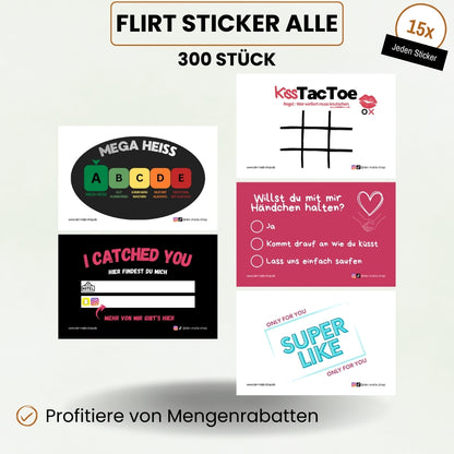 Flirt Sticker Alle Produktbild