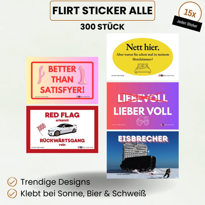 Flirt Sticker Alle Produktbild