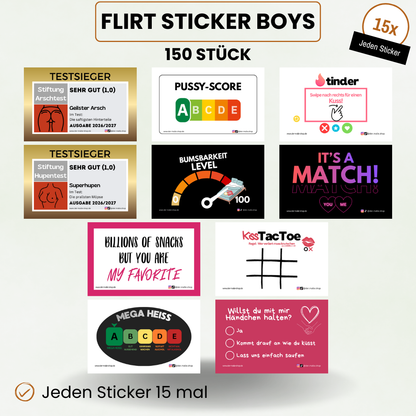 Flirt Sticker Boys Produktbild