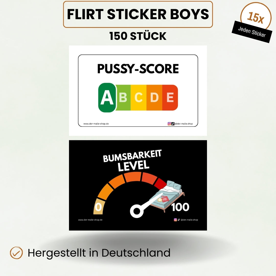 Flirt Sticker Boys Produktbild