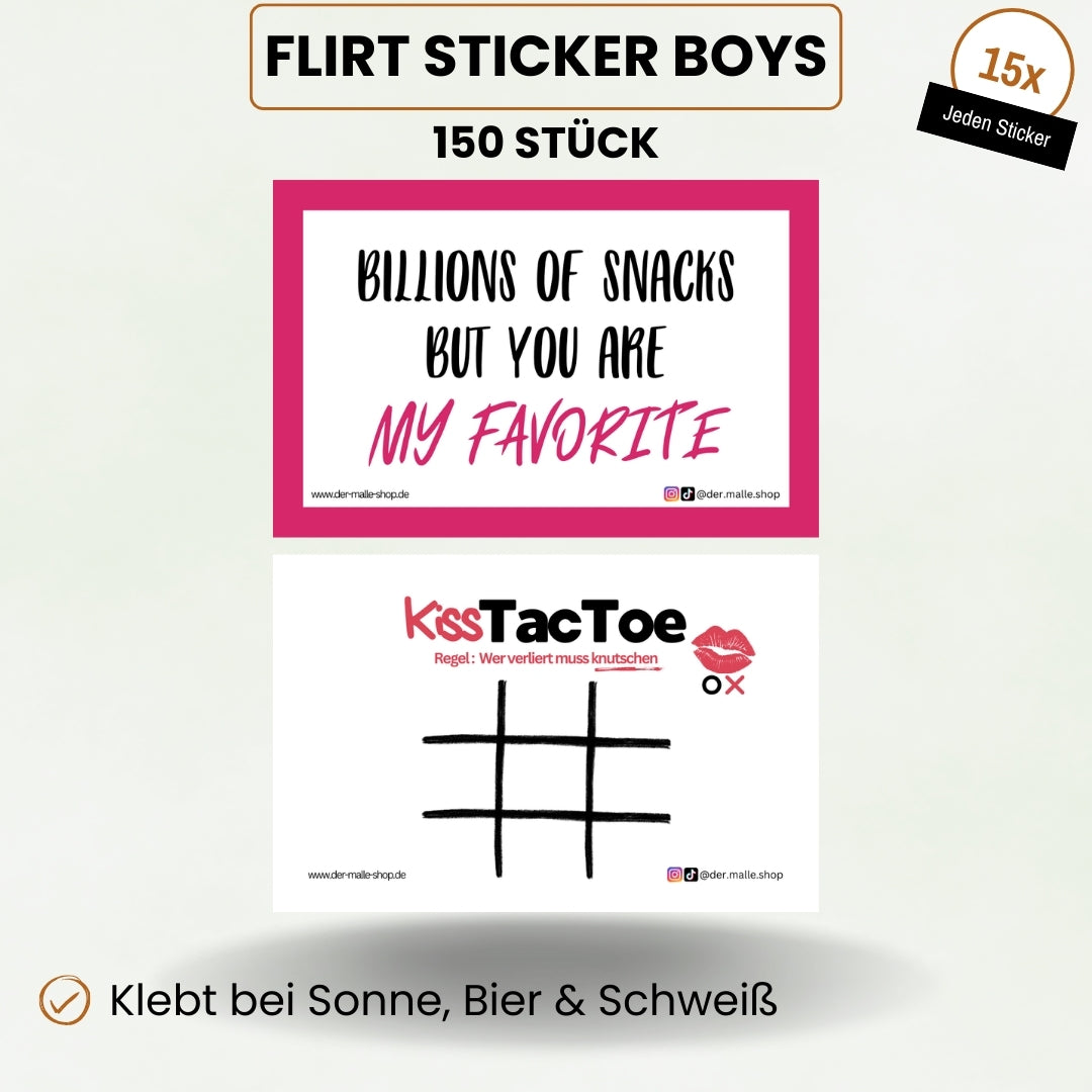 Flirt Sticker Boys Produktbild