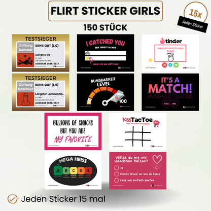 Flirt Sticker Girls Produktbild