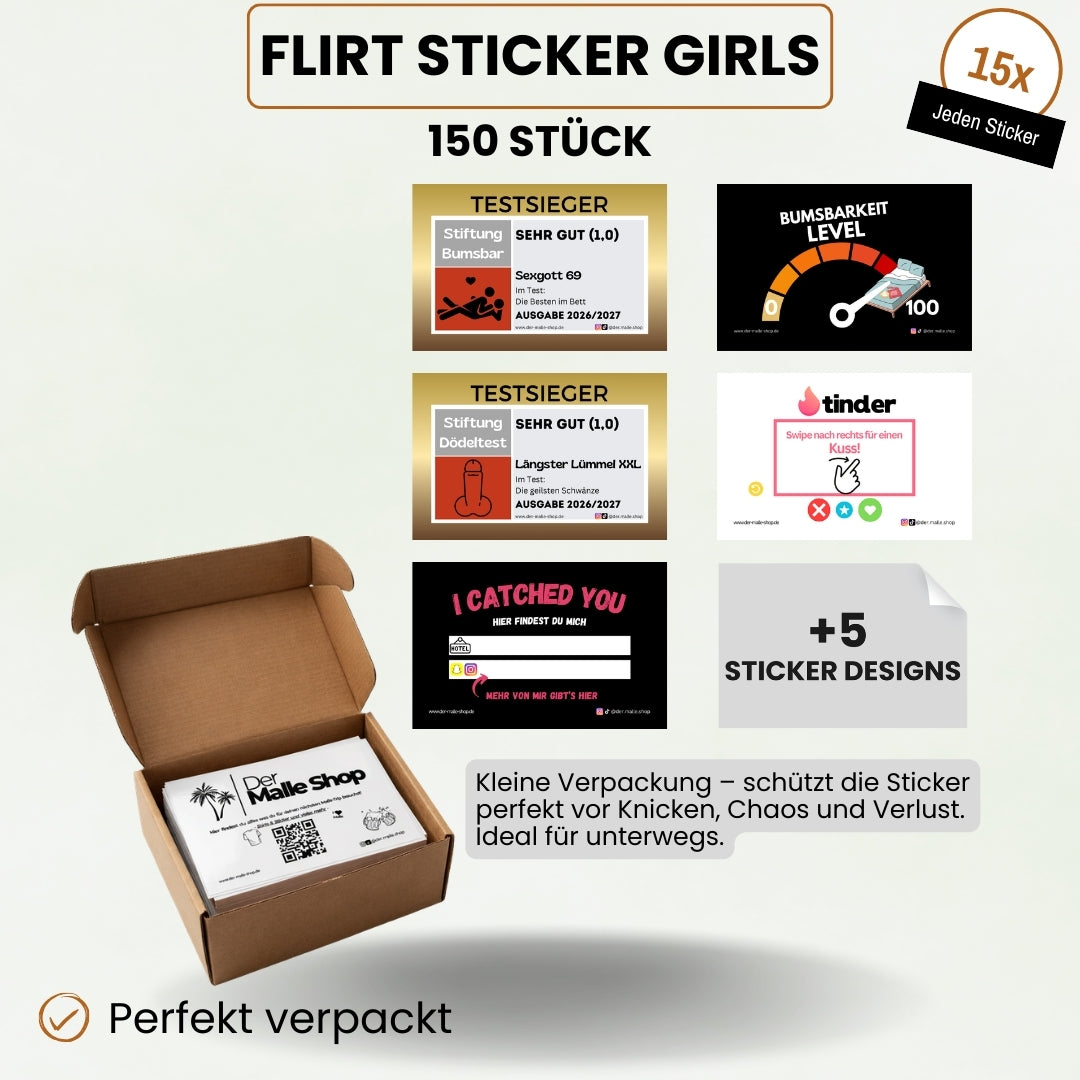 Flirt Sticker Girls Produktbild