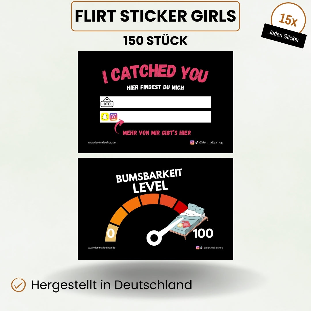 Flirt Sticker Girls Produktbild