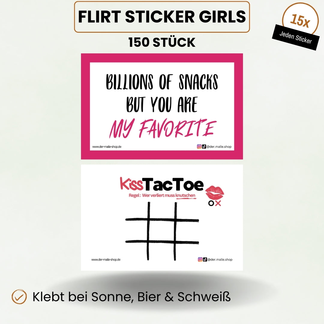 Flirt Sticker Girls Produktbild