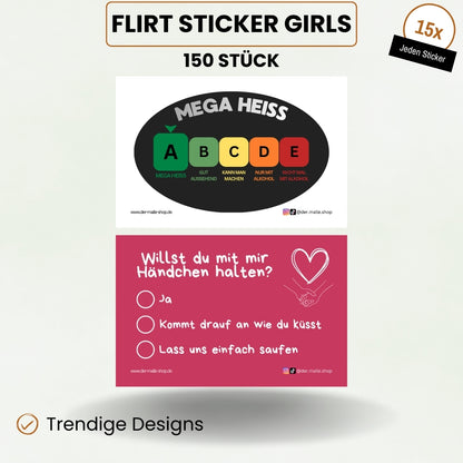 Flirt Sticker Girls Produktbild