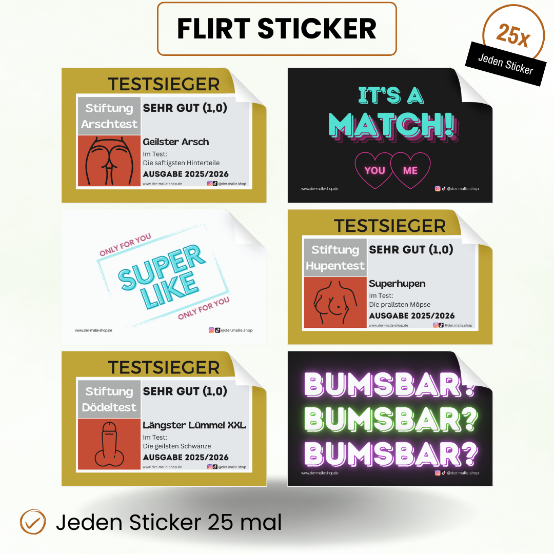 Flirt Sticker Produktbild
