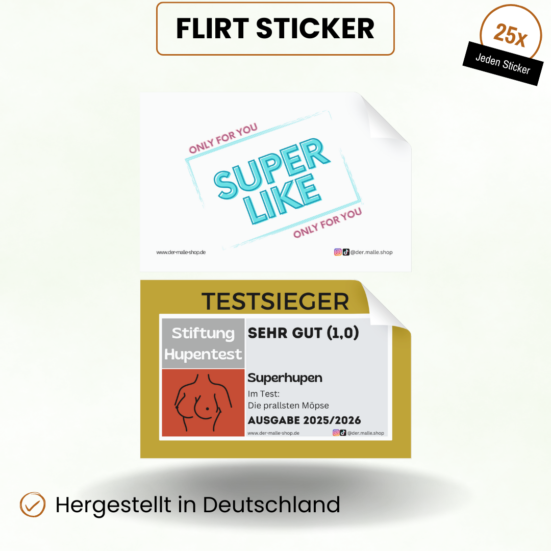 Flirt Sticker Produktbild Teil 2