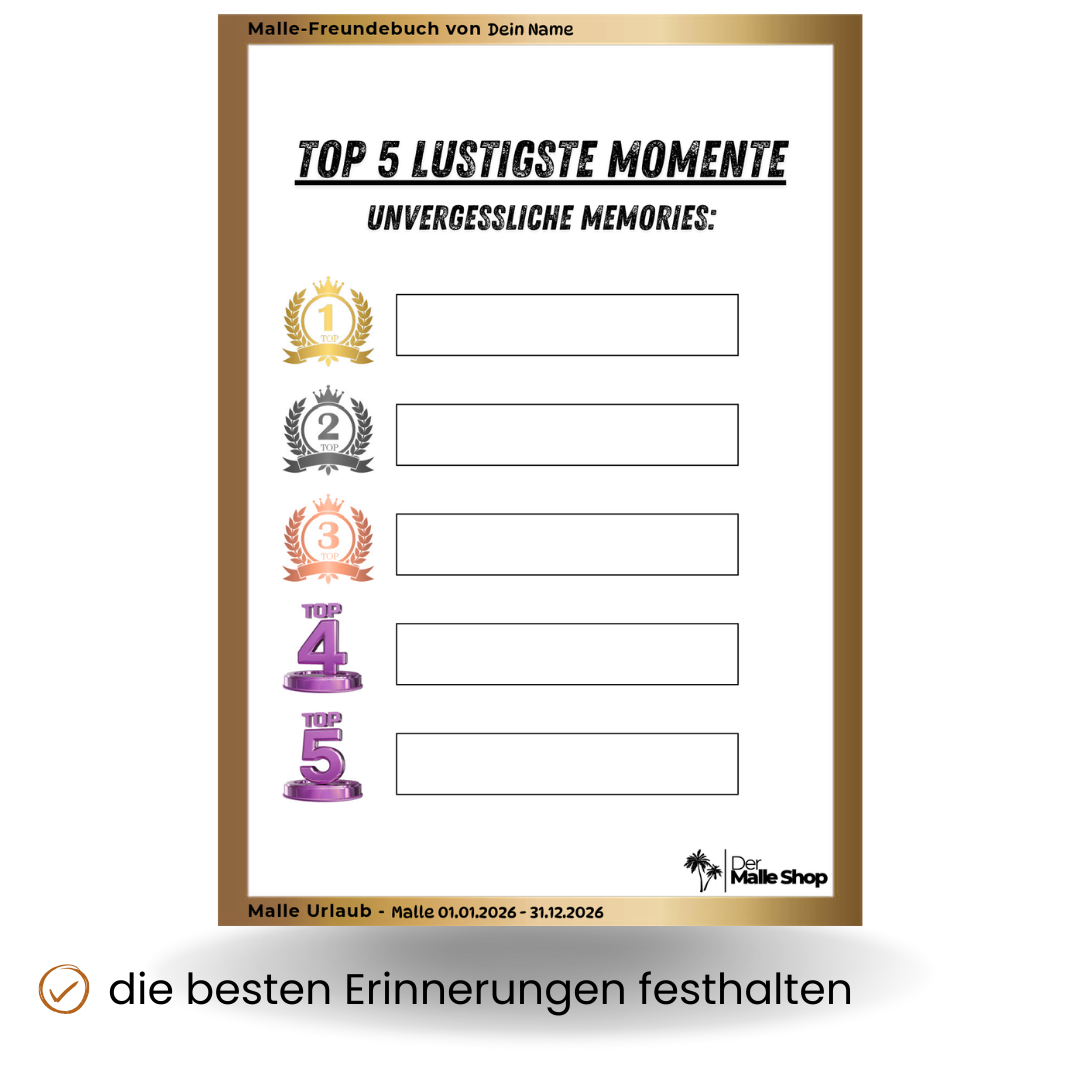 Malle Freundebuch Produktbild