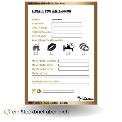 Malle Freundebuch Produktbild