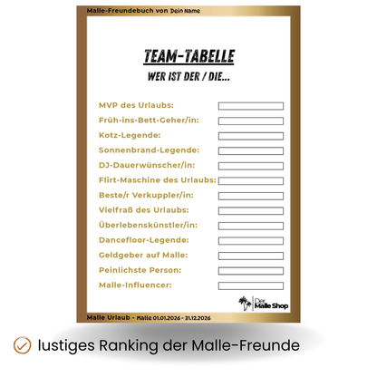 Malle Freundebuch Produktbild