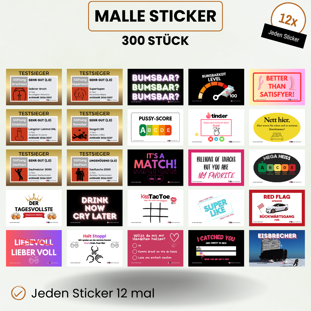 Malle Sticker Produktbild