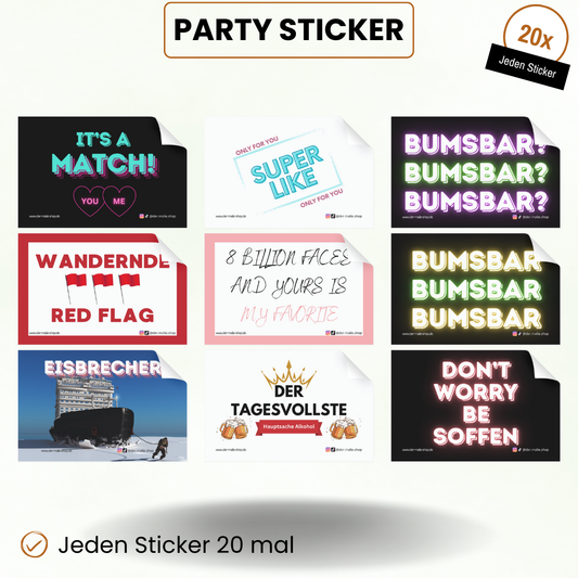 Party Sticker Produktbild