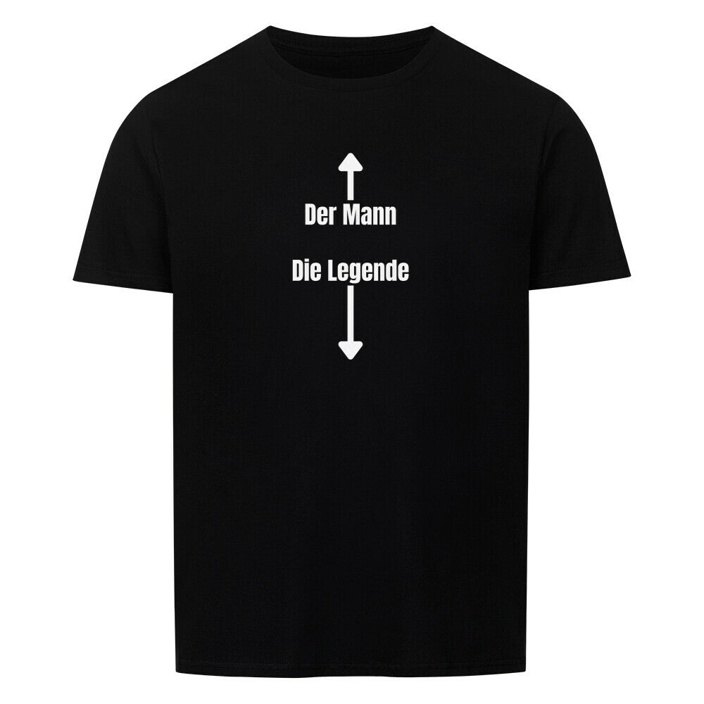 Produktbild "DER MANN DIE LEGENDE" T-Shirt Unisex schwarz