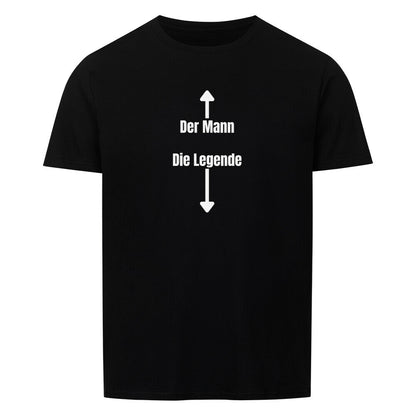 Produktbild "DER MANN DIE LEGENDE" T-Shirt Unisex schwarz