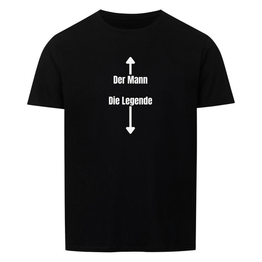Produktbild "DER MANN DIE LEGENDE" T-Shirt Unisex schwarz
