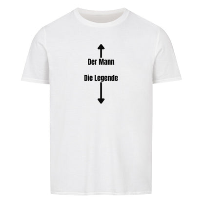 Produktbild "DER MANN DIE LEGENDE" T-Shirt Unisex weiss