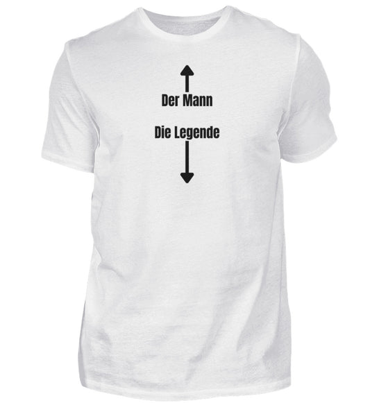 Produktbild "DER MANN DIE LEGENDE" T-Shirt Unisex weiss