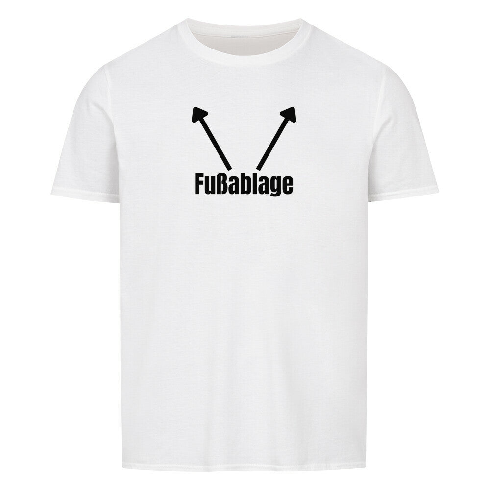 Produktbild "FUSSABLAGE" T-Shirt Unisex weiss