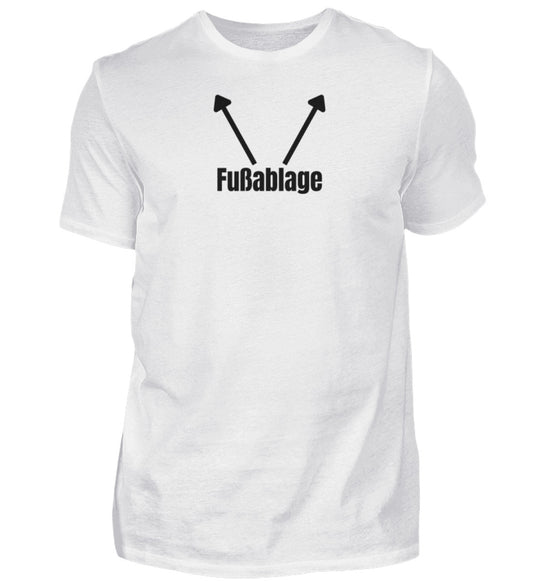 Produktbild "FUSSABLAGE" T-Shirt Unisex weiss