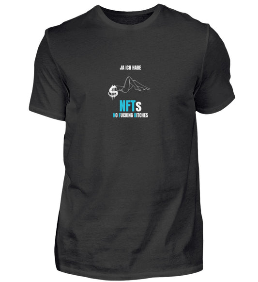 Produktbild "JA ICH HABE NFTS" T-Shirt Unisex schwarz