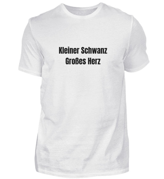 Produktbild "KLEINER SCHWANZ GROSSES HERZ" T-Shirt Unisex weiss