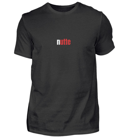 Produktbild "NUTTE" T-Shirt Unisex schwarz