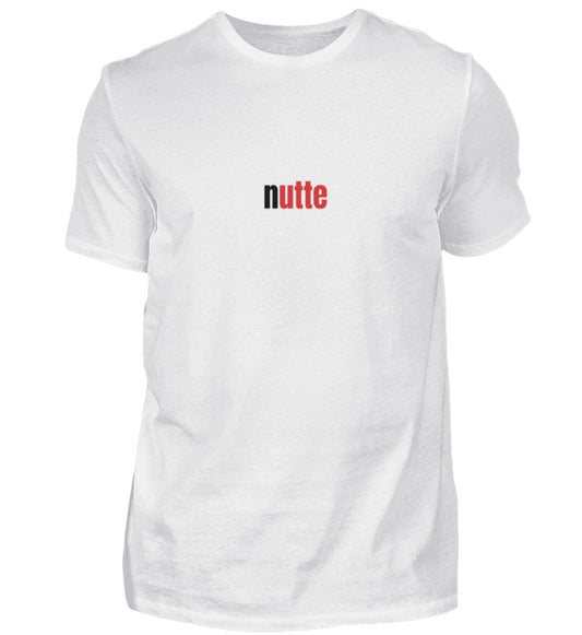 Produktbild "NUTTE" T-Shirt Unisex weiss