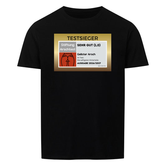 Produktbild Testsieger Arsch T-Shirt Unisex schwarz