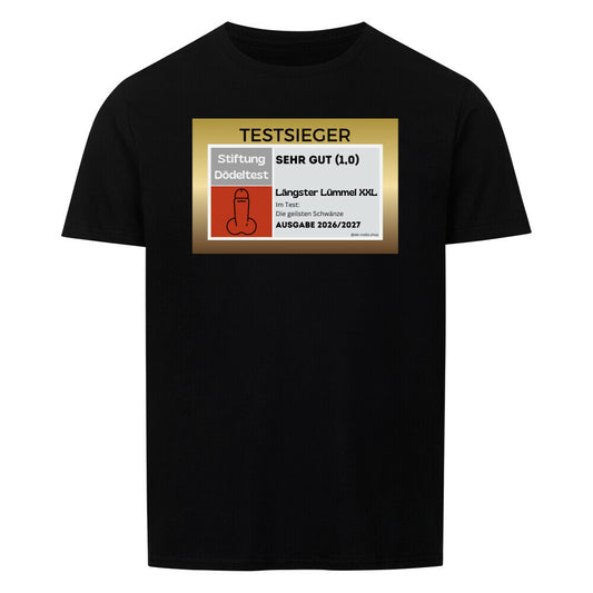 Produktbild Testsieger Penis T-Shirt Unisex schwarz