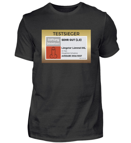 Produktbild Testsieger Penis T-Shirt Unisex schwarz 1