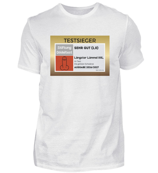 Produktbild Testsieger Penis T-Shirt Unisex weiss 1