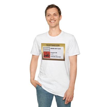 Produktbild Testsieger Sexgott T-Shirt Unisex weiss 5
