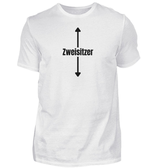 Produktbild "ZWEISITZER" T-Shirt Unisex weiss