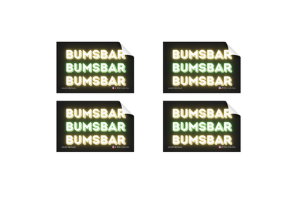 Sticker Bumsbar Bild