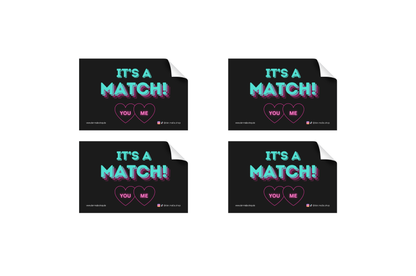 Sticker its a Match Bild