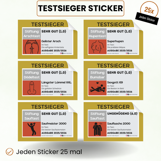 Testsieger Sticker Produktbild