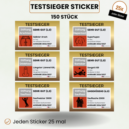 Testsieger Sticker Produktbild