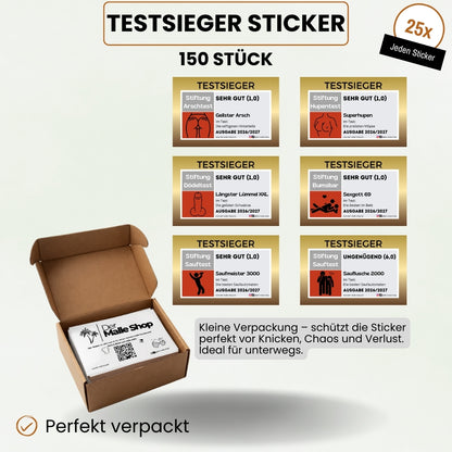 Testsieger Sticker Produktbild