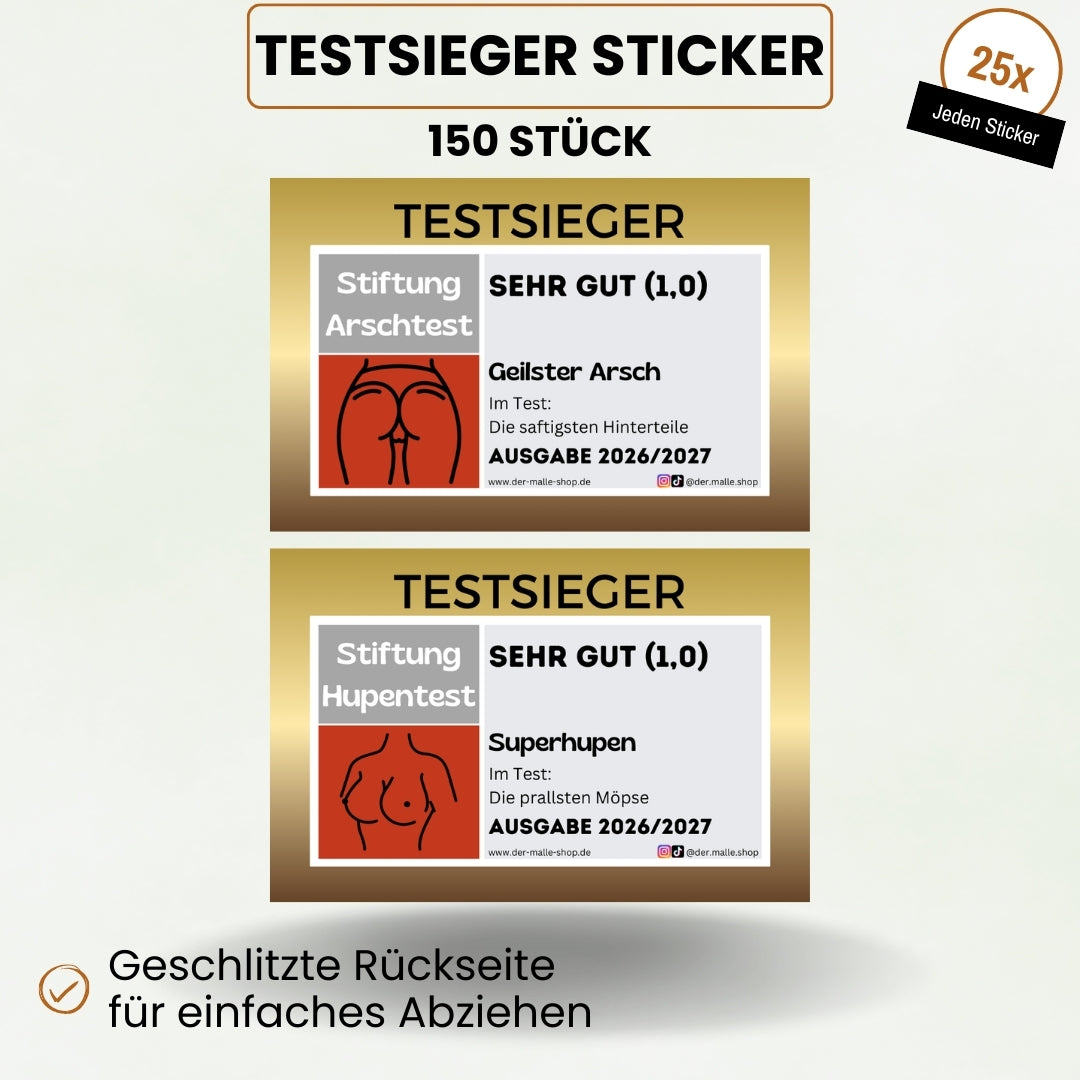 Testsieger Sticker Produktbild