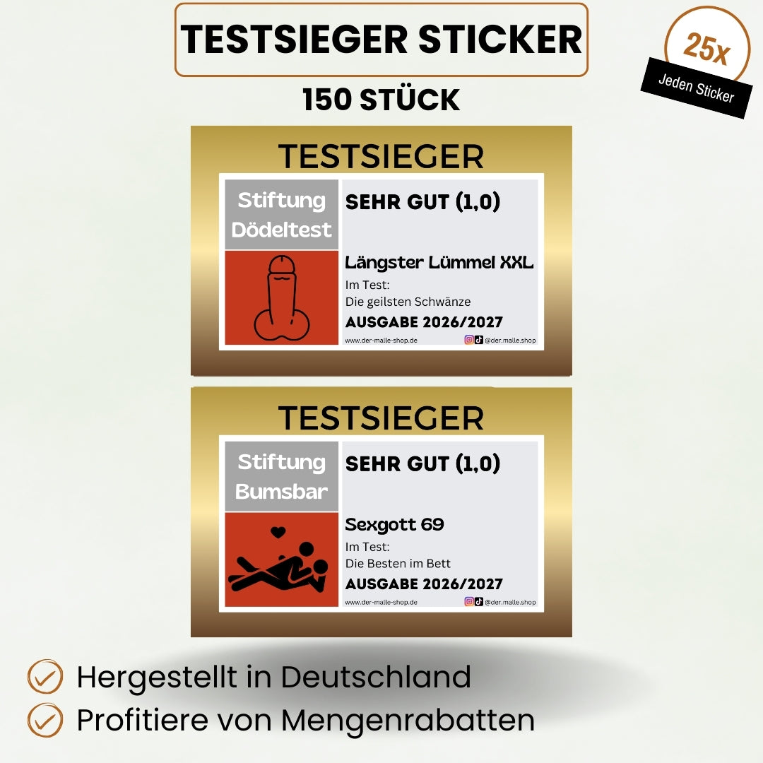 Testsieger Sticker Produktbild